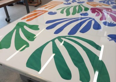 Groot plexiglas paneel op maat